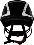 3M X5012V-CE Schutzhelm mit UV-Sensor, reflektierend, belftet Schwarz EN 397, EN 12492 (X5012V-CE)
