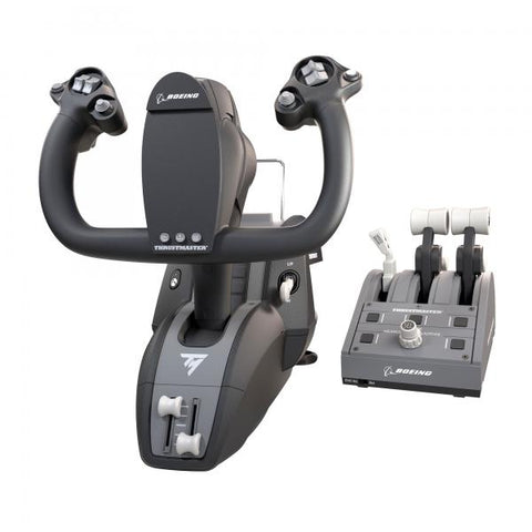 Thrustmaster TCA Y Pack Boeing Xbox Series et PC (Joystick , Manette des Gaz , P Grigio USB Fight-stick PC, Xbox, Xbox One, Xbox One S, Xbox One X, Xbox Series S, Xbox Series X