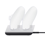 TRUST GXT254 CHARGE PS5 BASE DI RICARICA PER 2 CONTROLLER USB TIPO C BIANCO NERO