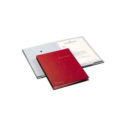 FRASCHINI LIBRO FIRMA 18 INTERCALARI IN DERMOIDE 240X340 mm COL. BLU