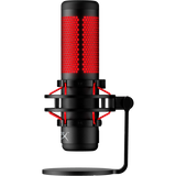 HYPERX QUADCAST MICROFONO STANDALONE PER STREAMER E PODCASTER COMPATIBILE CON PC PS5 PS4 E MAC BLACK RED