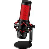 HYPERX QUADCAST MICROFONO STANDALONE PER STREAMER E PODCASTER COMPATIBILE CON PC PS5 PS4 E MAC BLACK RED