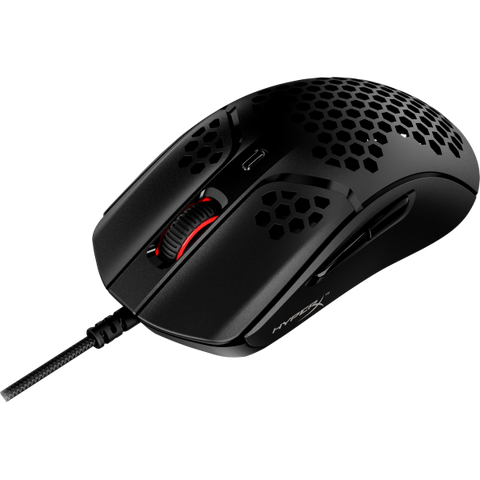 HYPERX PULSEFIRE HASTE MOUSE GAMING USB ULTRALEGGERO STRUTTURA A NIDO D'APE 16.000 DPI 6 PULSANTI BLACK