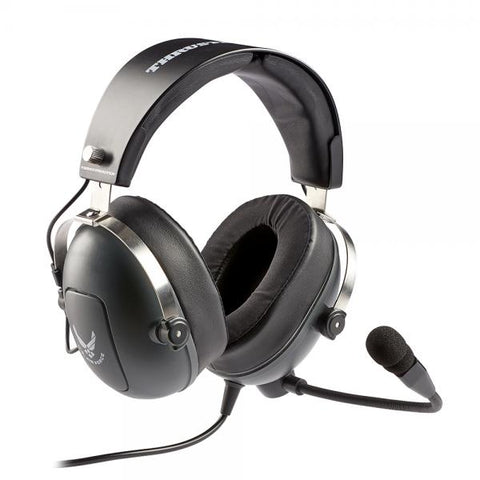 Thrustmaster 4060196 cuffia e auricolare Cuffie Cablato Aviazione Grigio