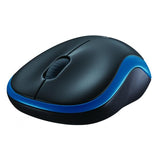 MOUSE LOGITECH "WIRELESS MOUSE M185 NERO/BLU" - 910-002236