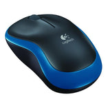 MOUSE LOGITECH "WIRELESS MOUSE M185 NERO/BLU" - 910-002236