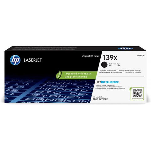 HP LaserJet Cartuccia toner nero originale 139X ad alta capacit (Toner HP 139X / W1390X Black)