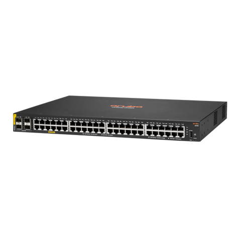 HPE ARUBA 6000 48G CL4 4SFP 370W SWITCH GESTITO L3 48 x 10/100/1000 (PoE+) + 4 x Gigabit SFP PoE (370 W) MONTABILE SU RACK