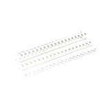 FELLOWES DORSO A ESPIRAL EN PLASTICA PASSO 14,28 mm 21 ANELLI DA 10 mm A4 RILEGATURA MIN. 41 MAX 55 FOGLI BIANCO CONF 100 Pz.