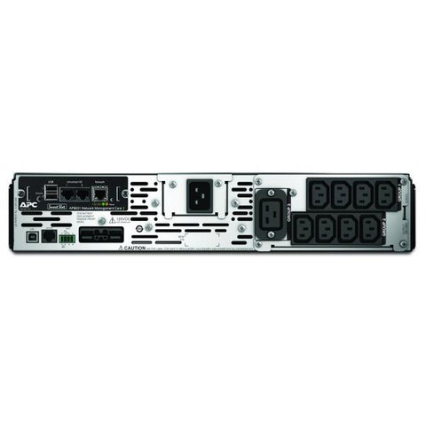 APC Smart-UPS gruppo di continuit [UPS] A linea interattiva 3 kVA 2700 W 9 presa[e] AC (S-UPS X LINEIN 3KVA RCK 2U 208V-230V)
