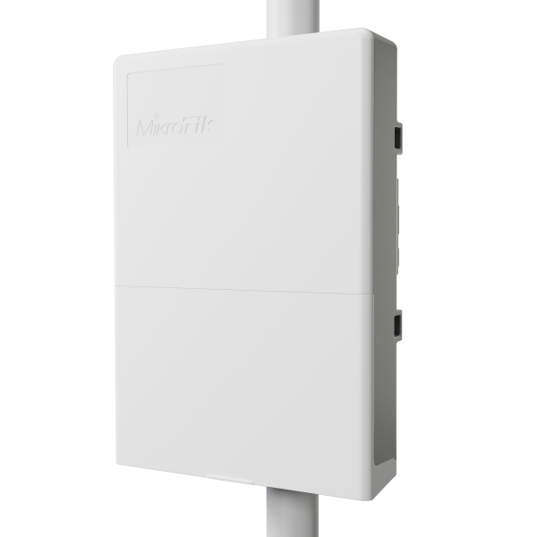 Mikrotik netFiber 9 Gigabit Ethernet [10/100/1000] Supporto Power over Ethernet [PoE] Bianco (Mikrotik netFiber 9 10 Port Fiber Switch SFP SFP+ Ports - CRS310-1G-5S-4S+OUT)