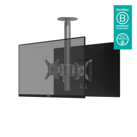 Dataflex Viewmate braccio porta monitor - soffitto 572 (Dataflex Viewmate dual monitor arm - silver - ceiling mount [5Years warranty])