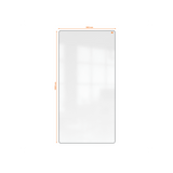 Nobo 1915564 lavagna Magnetico (Nobo 1915564 Move and Meet Whiteboard Black Trim 1800 x 900mm) 