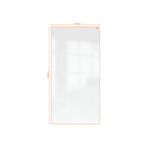 Nobo 1915565 lavagna Magnetico (Nobo 1915565 Move and Meet Whiteboard Orange Trim 1800 x 900mm)