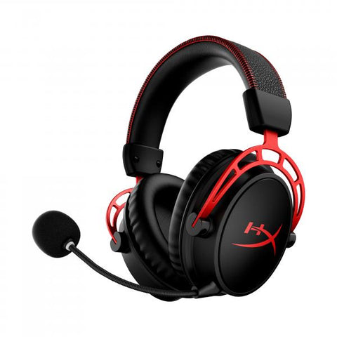 HyperX Cloud Alpha  Cuffie da gaming wireless (nere-rosse)