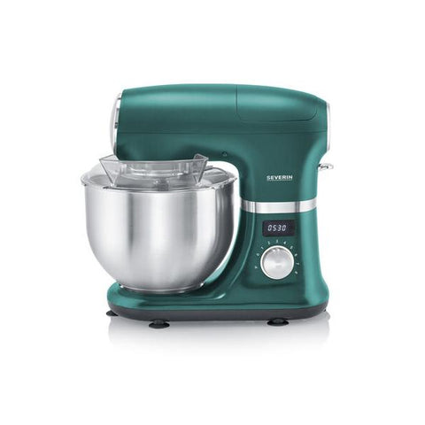 Severin KM 3896 robot da cucina 1000 W 5,5 L Verde, Acciaio inossidabile