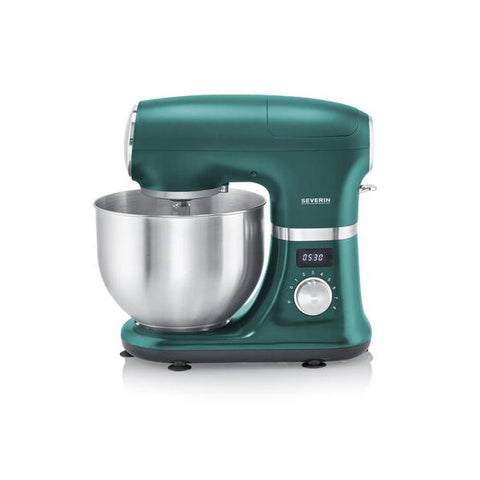 Severin KM 3896 robot da cucina 1000 W 5,5 L Verde, Acciaio inossidabile