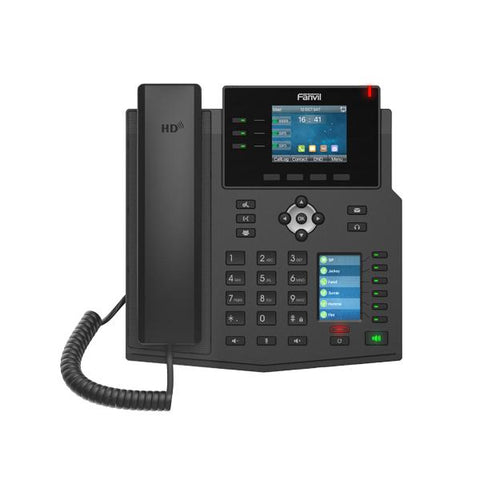 Fanvil X4U telefono IP Nero 12 linee LCD Wi-Fi