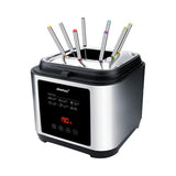 Steba DF 150F Farbe: Edelstahl-Schwarz Singolo 2,5 L 1200 W Friggitrice Nero, Acciaio inossidabile