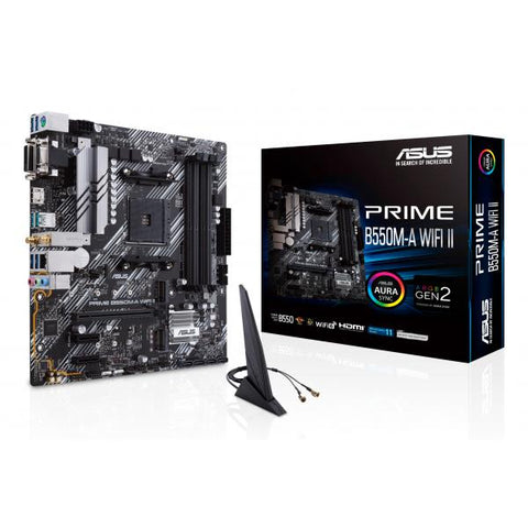 Placa base ASUS PRIME B550M-A WIFI II AMD B550 Presa AM4 micro ATX 