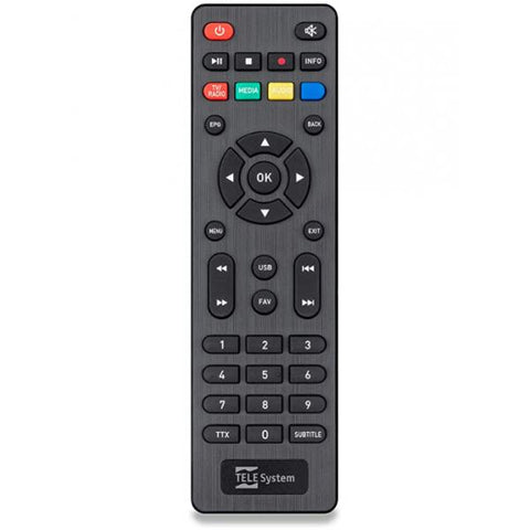 TELESYSTEM TELECOMANDO ORIGINALE PER DIGITALI TERRESTRI MINION E TS6815/01 BLACK