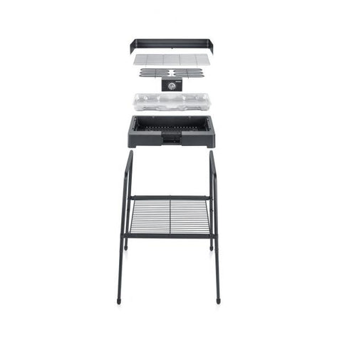 Severin PG8566 barbecue per l'aperto e bistecchiera Grill Elettrico Nero 2200 W
