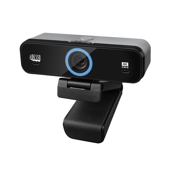 Adesso CyberTrack K4 webcam 8 MP 3840 x 2160 Pixel USB 2.0 Nero (4K ULTRA HD WEBCAM BUILD IN ADJ - FOV AUDIO/VIDEO PR CYBERTRACK K4)