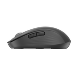 Logitech Signature M650 Grande - Mouse - taglia larga - ottica - 5 pulsanti - senza fili - 2.4 GHz, Bluetooth - ricevitore USB Logitech Logi Bolt - grafite