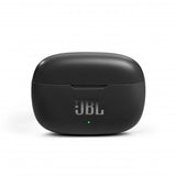 JBL WAVE 200TWS CUFFIE AURICOLARI IN-EAR TRUE WIRELESS BLUETOOTH CON MICROFONO INTEGRATO PROTEZIONE IPX2 CON CUSTODIA DI RICARICA BLACK