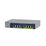 NETGEAR 8-port Ultra60 PoE++ Multi-Gigabit [2.5G] Ethernet Plus Switch Gestito L2/L3 2.5G Ethernet [100/1000/2500] Supporto Power over Ethernet [PoE] Grigio (8P 2.5G ULTRA60 POE++ SWITCH - MULTI-GIGA