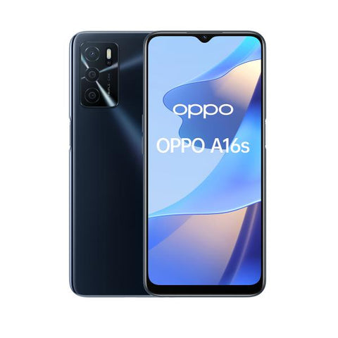 SMARTPHONE OPPO A16S 6.5" 64GB RAM 4GB DUAL SIM CRYSTAL BLACK ITALIA