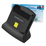 MEDIACOM MD-S401 LETTORE SMART CARD AD E CARD READERS INTERNO ALTA VELOCITA USB 2.0 NERO