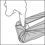 PERFETTO PULIPOLVERE RICAMBI RETINE PER PAVIMENTI 45X22 CM GIALLO CONF 20 Pz.