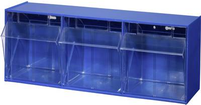 Allit Klappkasten-Magazin (B x H x T) 600 x 240 x 200 mm Blau, Transparent VarioPlus ProFlip 3 464410 1 St. (464410)