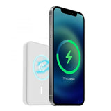 CELLY MAG POWERBANK + CARICBATTERIE WIRELESS PER APPLE iPHONE 5000mAh WHITE