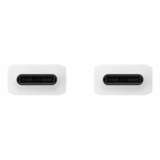 Cable Samsung Cavo USB-C a USB-C EP-DX510JW de 1,8 m y 5 A, color blanco 