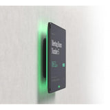 Humly HUM1001 espositore per sale riunioni 20,3 cm [8] 1024 x 768 Pixel LCD 802.11a, 802.11b, 802.11g, Wi-Fi 4 [802.11n] Nero Acrilonitrile butadiene stirene [ABS] Bluetooth (Humly HUM1001 - Room Dis