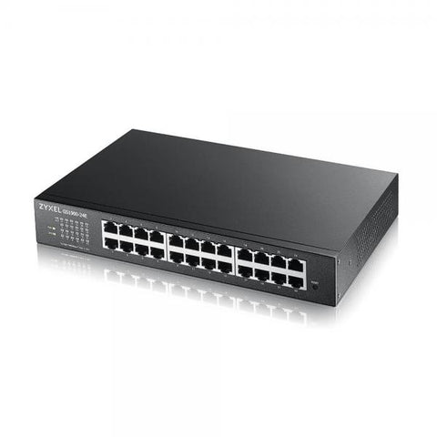 Zyxel GS1900-24E-EU0103F conmutador de red Gestito L2 Gigabit Ethernet [10/100/1000] 1U Nero (Zyxel GS1900-24Ev3 - switch - smart -)