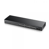 Zyxel GS-1900-24 v2 Gestito L2 Gigabit Ethernet [10/100/1000] 1U Nero (24 PORT GBE L2 SMART SWITCH - RACKMOUNT FANLESS V2)