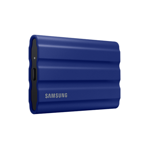 Samsung MU-PE2T0R 2 TB USB tipo-C 3.2 Gen 2 [3.1 Gen 2] Blu (Samsung Portable SSD T7 Shield 2TB Blue)