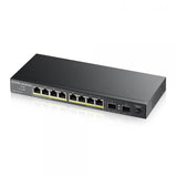 Zyxel GS1100-10HP v2 No gestiona Gigabit Ethernet [10/100/1000] Soporte Power over Ethernet [PoE] Negro (GS1100-10HP V2 - GS1100-10HP-EU0102F) 