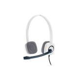 LOGITECH CUFFIE STEREO H150 COCONUT CON MICROFONO BIANCO 981-000350