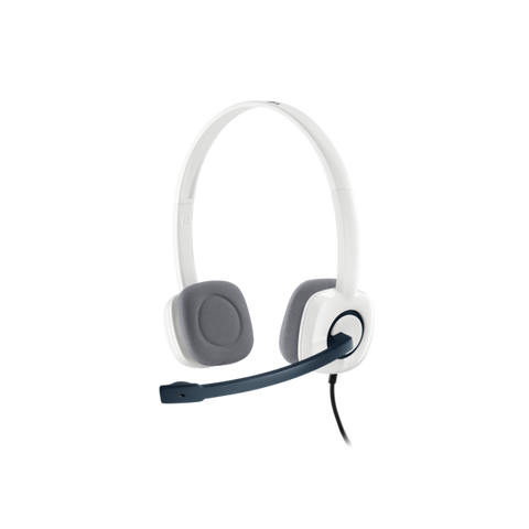 LOGITECH CUFFIE STEREO H150 COCONUT CON MICROFONO BIANCO 981-000350