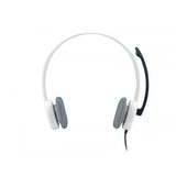 LOGITECH CUFFIE STEREO H150 COCONUT CON MICROFONO BIANCO 981-000350