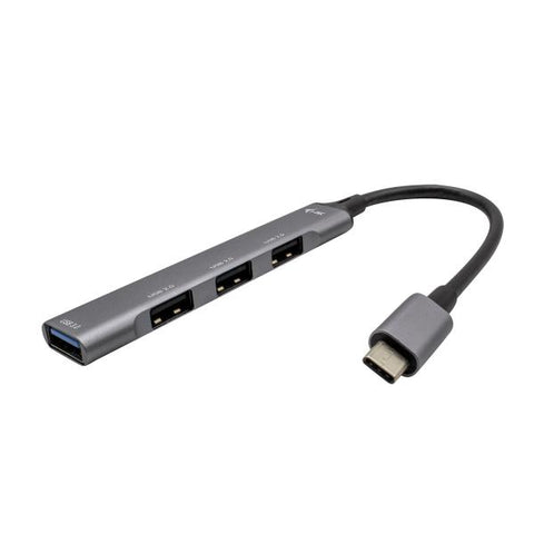 I-TEC METAL HUB USB-C 1xUSB 3.0 3xUSB 2.0 GREY