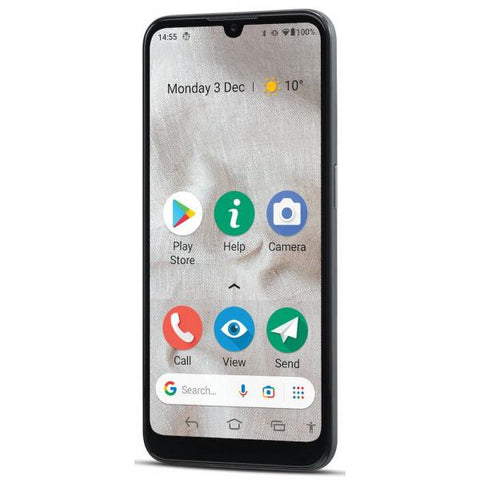 Doro 8100 Plus 15,5 cm [6.1] SIM singola Android 11 Go Edition 4G USB tipo-C 2 GB 32 GB 3000 mAh Grigio (8100 Plus 15.5 Cm [6.1] - Single Sim Android 11 Go - Edition 4G Usb Type-C 2 Gb 32 Gb 3000 Mah