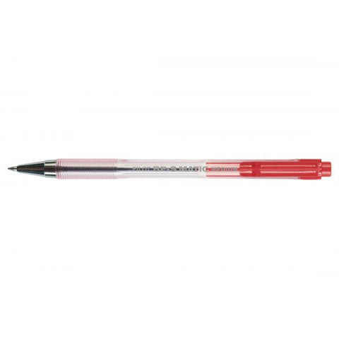 PILOT BP-S MATIC PENNA A SFERA A SCATTO PUNTA CONICA 1 mm INCHIOSTRO ROSSO CONF 12 Pz.