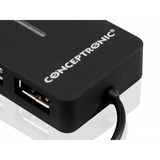 HUB USB 2.0 4 PORTE BK (DA VIAGGIO) 4*USB A DESIGN COMPATTO