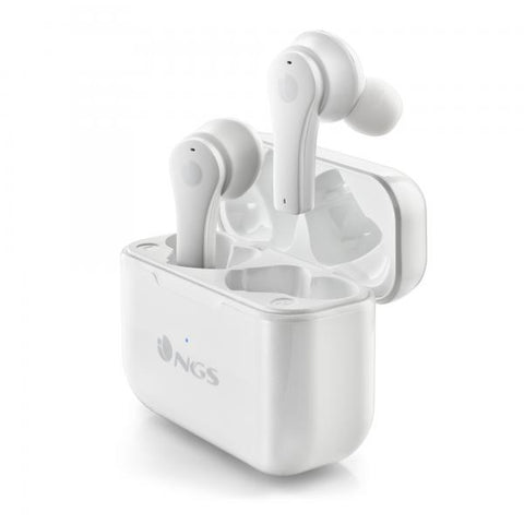 NGS ARTICA BLOOM AURICOLARI ON-EAR TWS BLUETOOTH COMANDI TOUCH CUSTODIA DI RICARICA USB-C WHITE