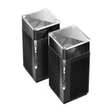 ASUS ZenWiFi Pro XT12[2-PK] Banda tripla [2.4 GHz/5 GHz/5 GHz] Wi-Fi 6 [802.11ax] Nero 4 Interno (Asus [ZenWiFi Pro XT12] AX11000 Tri-Band Mesh Wi-Fi 6 Routers, 2 Pack, AiMesh Tech, 2.5G WAN, 2.5G LA